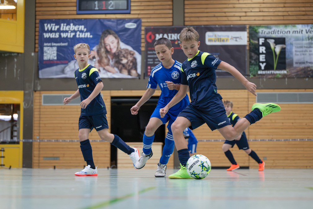 Auch bei der E-Jugend am Samstag sind spannende Spiele geboten.