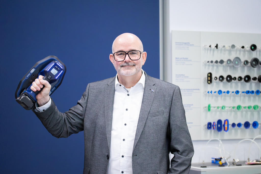 Eric Wilhelm, Leiter des Geschäftsfelds Handhabung und Mitglied der Unternehmensleitung bei Schmalz in Glatten.