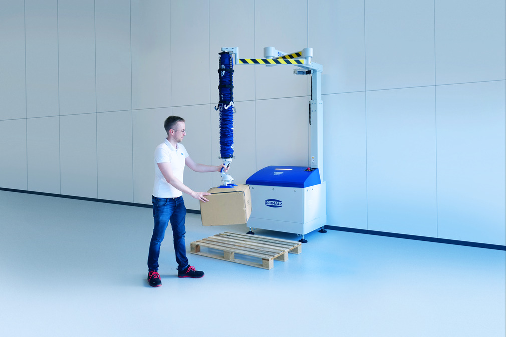 The JumboFlex Mobile provides support when moving heavy loads in changing locations.