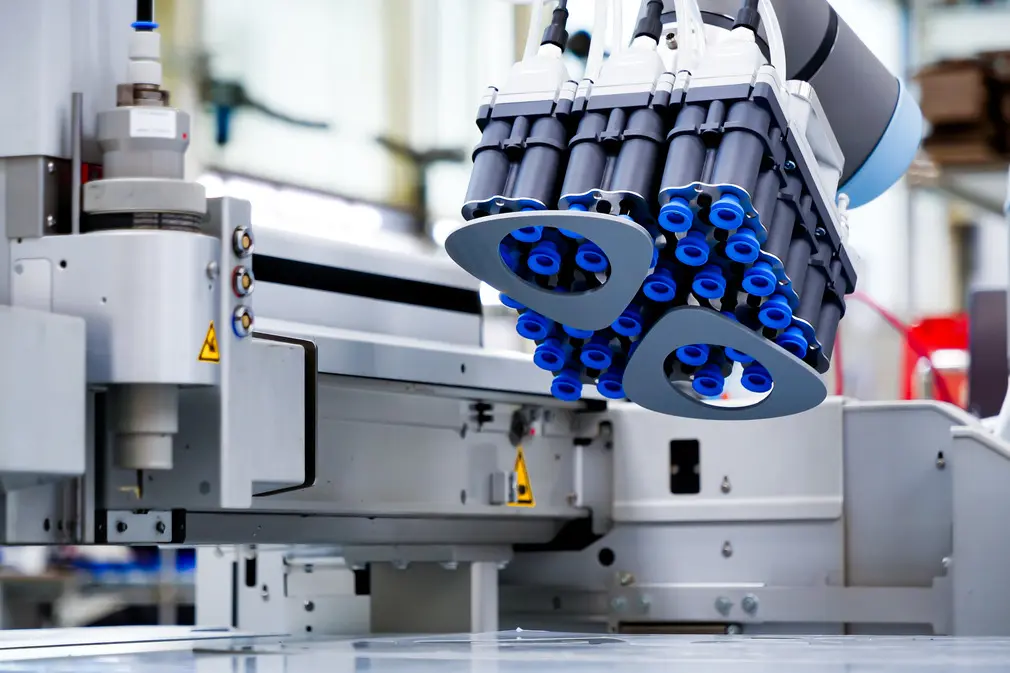 Der Matrix-Flächengreifer FMG eignet sich für schwere und kleine Werkstücke mit komplexer Geometrie gleichermaßen.