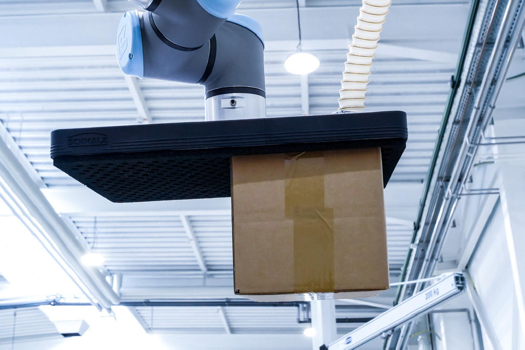 Mach den Cobot zum Palettierer: der Lagengreifer ZLW.