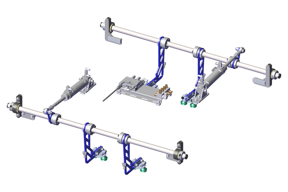 Intermediate layer and pallet handling module