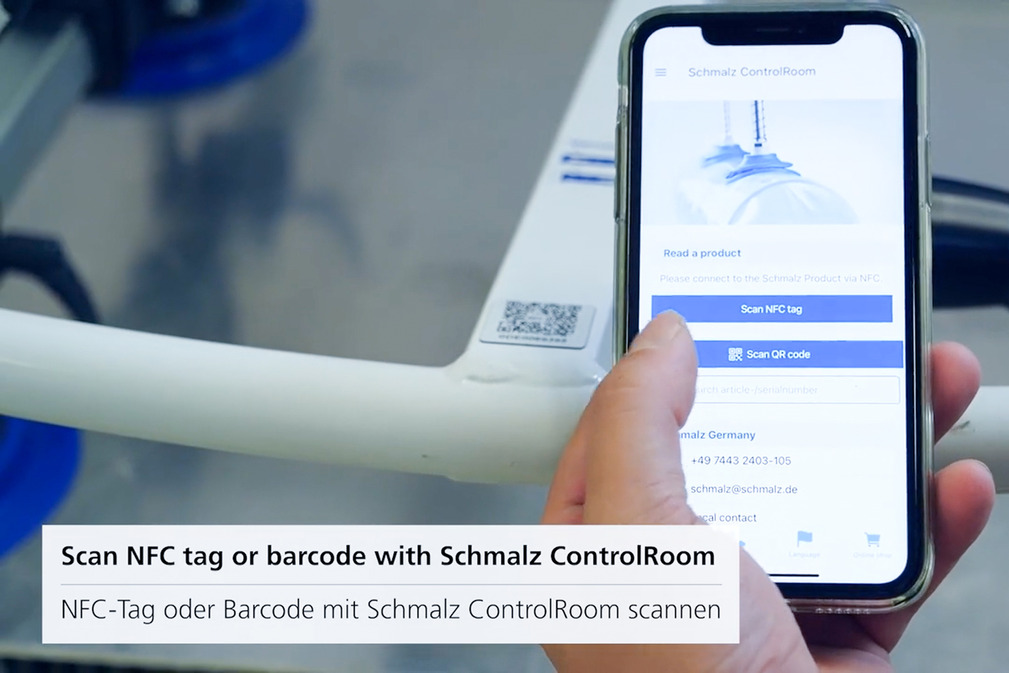 How To...? VacuMaster - NFC tag and barcode for operating instructions
