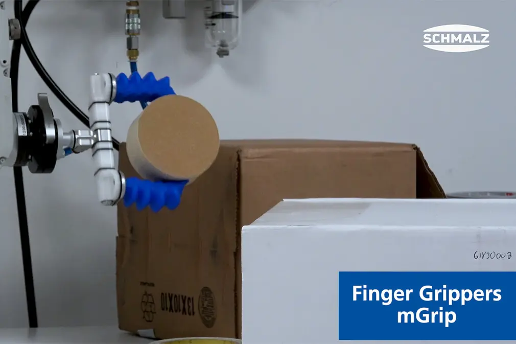 Pick, Rotate and Place of Ceramic Filters Using the Finger Gripper mGrip