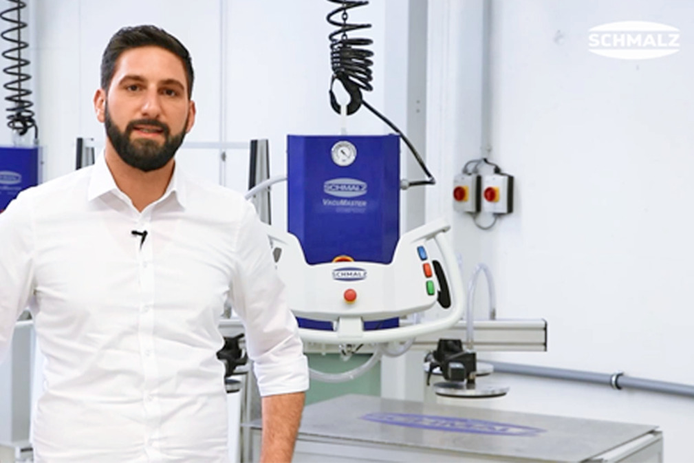 Schmalz Videocast – New operating handle VacuMaster Comfort