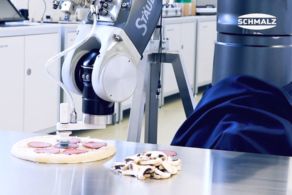 Pince à flux pour denrées alimentaires