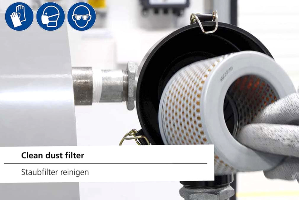 How to... ? JumboFlex - Nettoyer le filtre à poussière