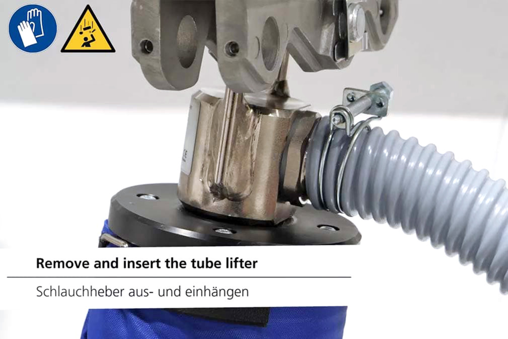 How to...? JumboFlex - Schlauchheber aus- und einhängen