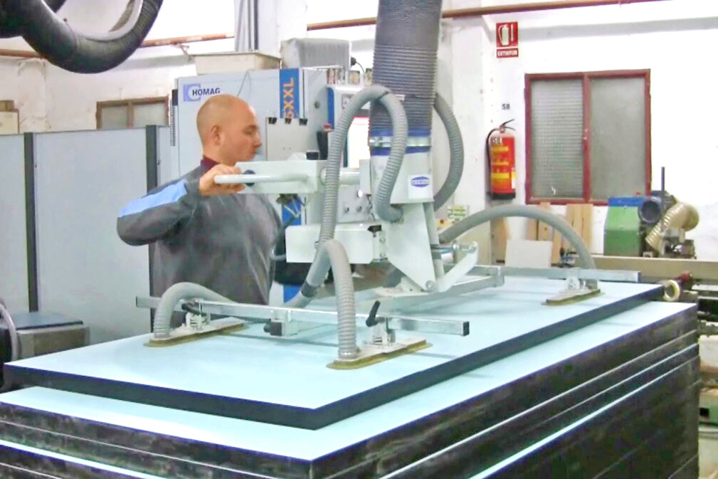 CNC 목공 기계 로딩 및 언로딩용 진공관 리프터 JumboErgo
