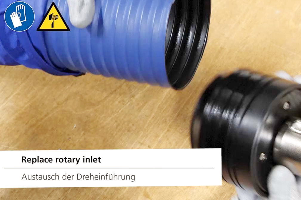 How to...? JumboFlex - Replace the rotary inlet