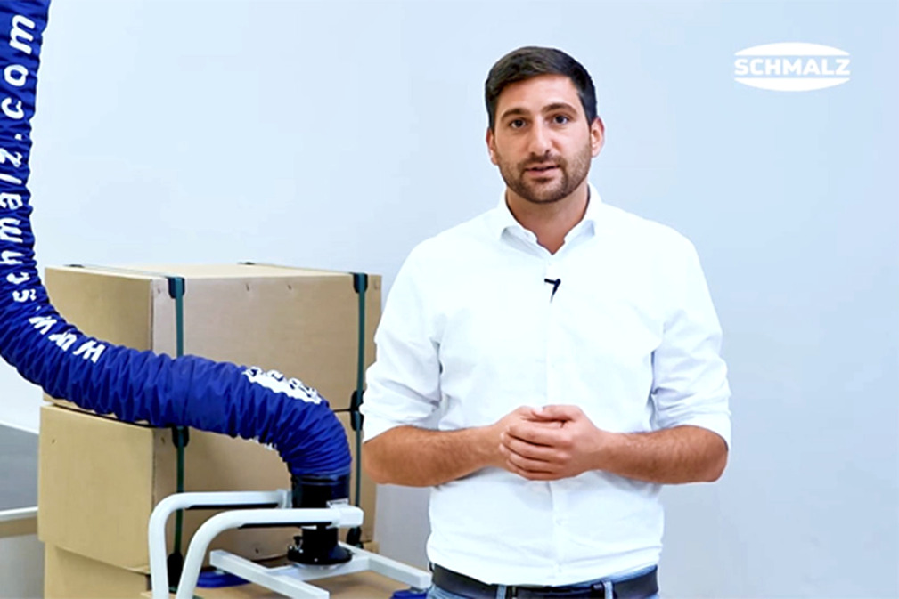 Schmalz Videocast – Flat Jib with Cable Carrier V-Chain