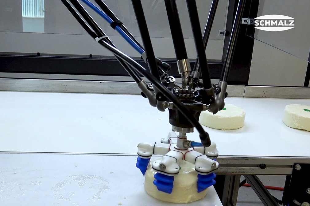 Pick and Place of Queso Fresco Using the Finger Gripper mGrip