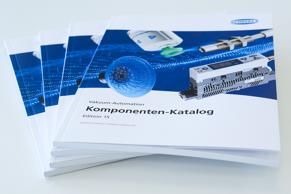 Zeit für ein Update! Schmalz legt seinen Produktkatalog für die Vakuum-Automation neu auf.