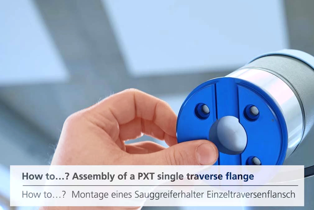 How to...? Assembly of the PXT traverse flanges
