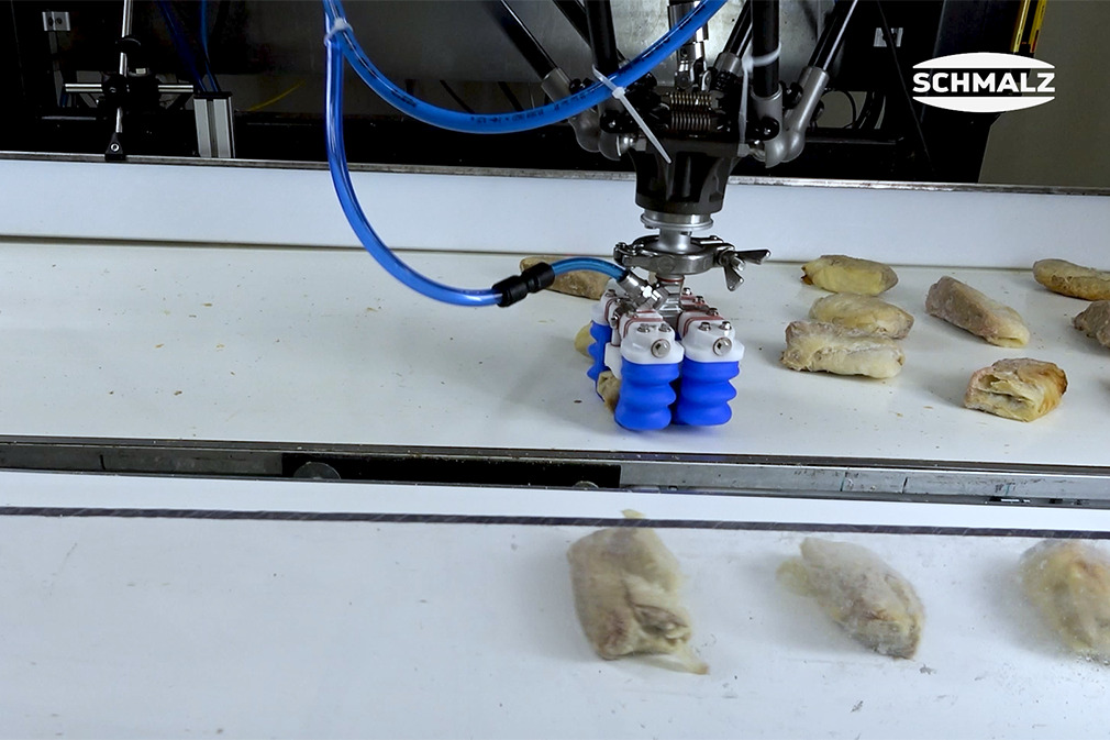 Pick and Place of Enchiladas and Cabbage Rolls Using the Finger Gripper mGrip