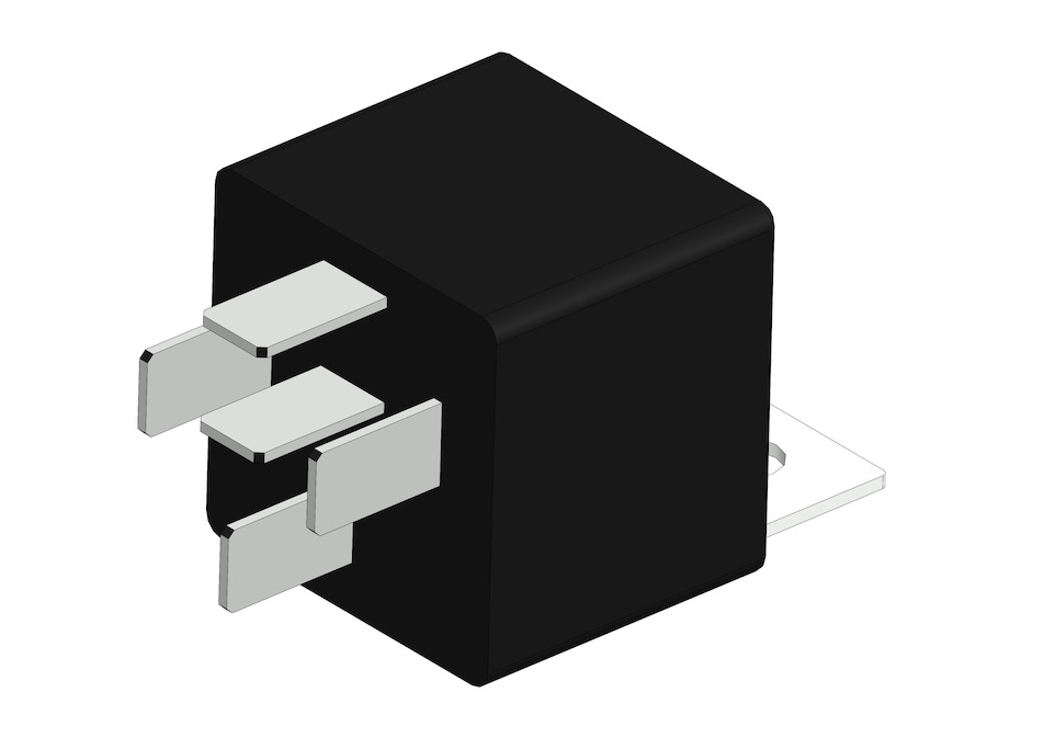 RELAIS 50A 12V-DC 1U
