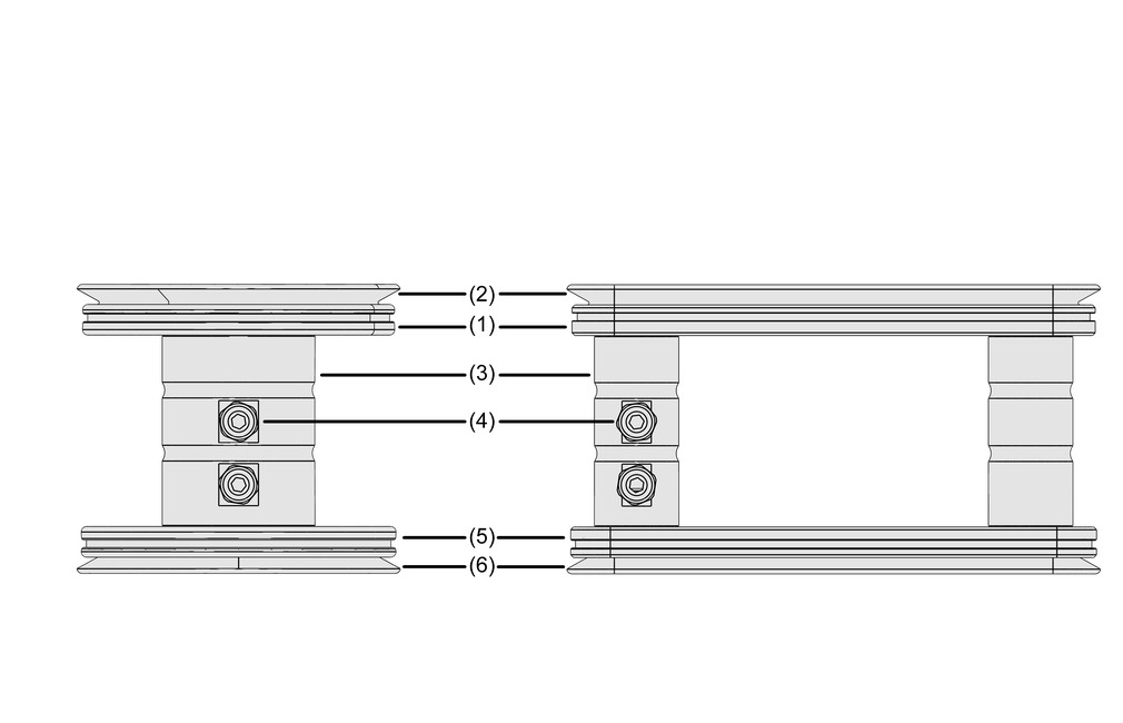 Vacuum Blocks VCBL-GL for Machining Centers With Flat Table