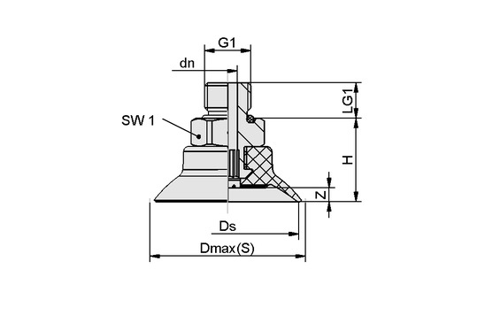 SUF 20 SI-CO-55 G1/8-AG