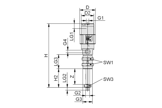 FST-LOCK-HD G1/4-AG 50 NC VG SFP