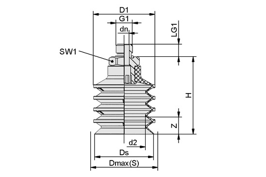 FSGC 60 NBR-55 G3/8-AG