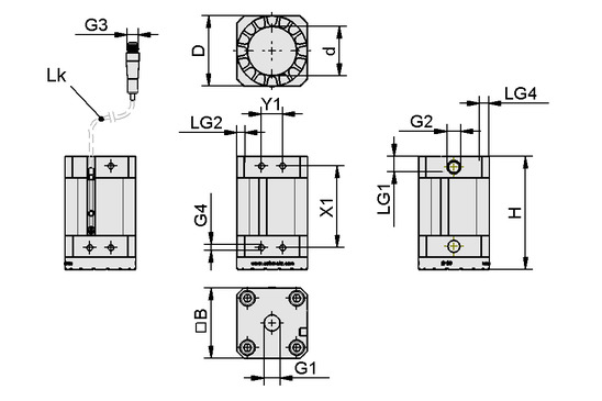 SGM-S 40 G1/4-IG PNP