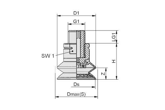 SAXB 20 ED-85 G3/8-AG